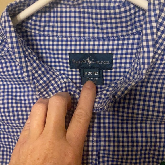Polo Button up check Shirt - Picture 3 of 3